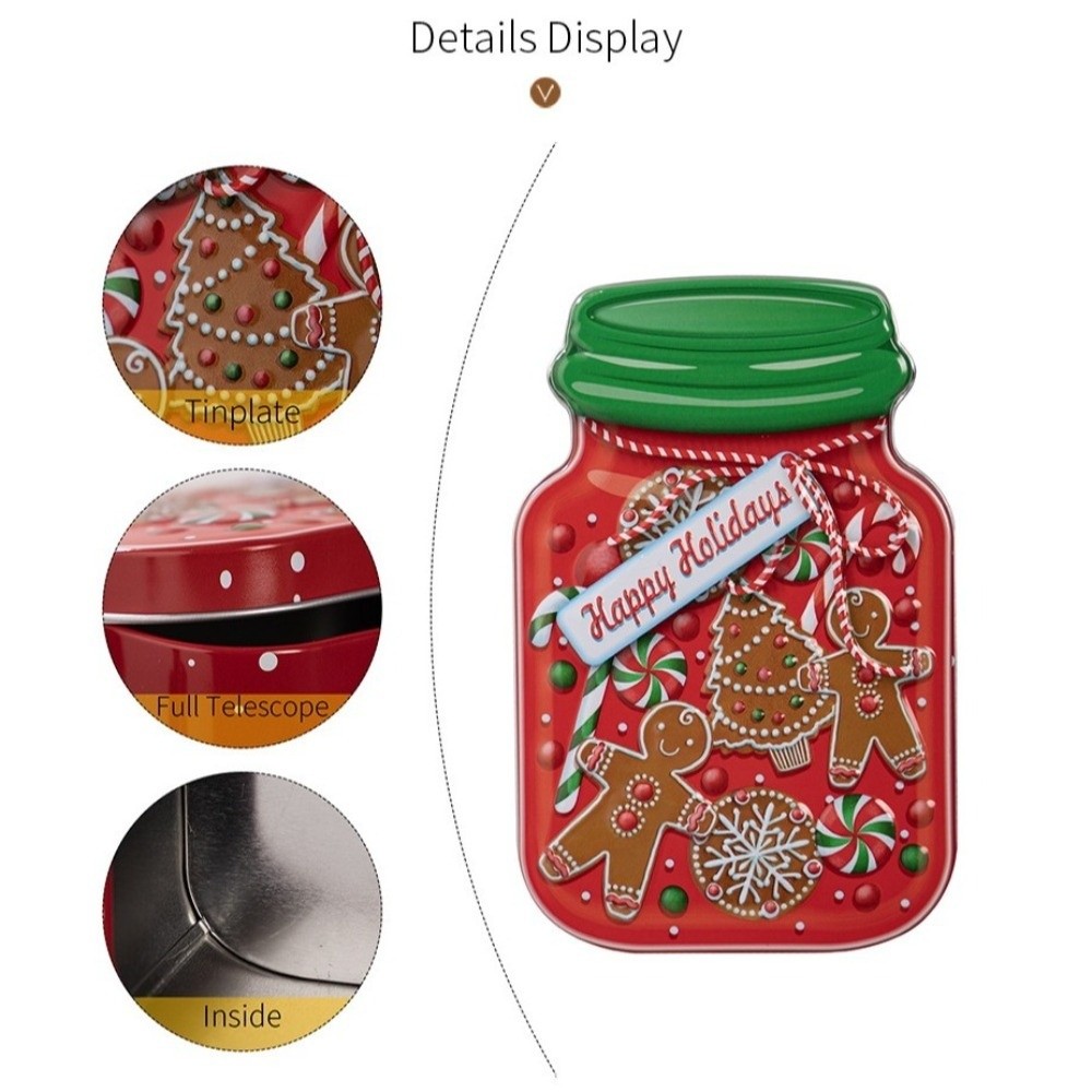 Taşınabilir Metal Noel Teneke  - Tin Container Lid incelemesi ve fiyatı